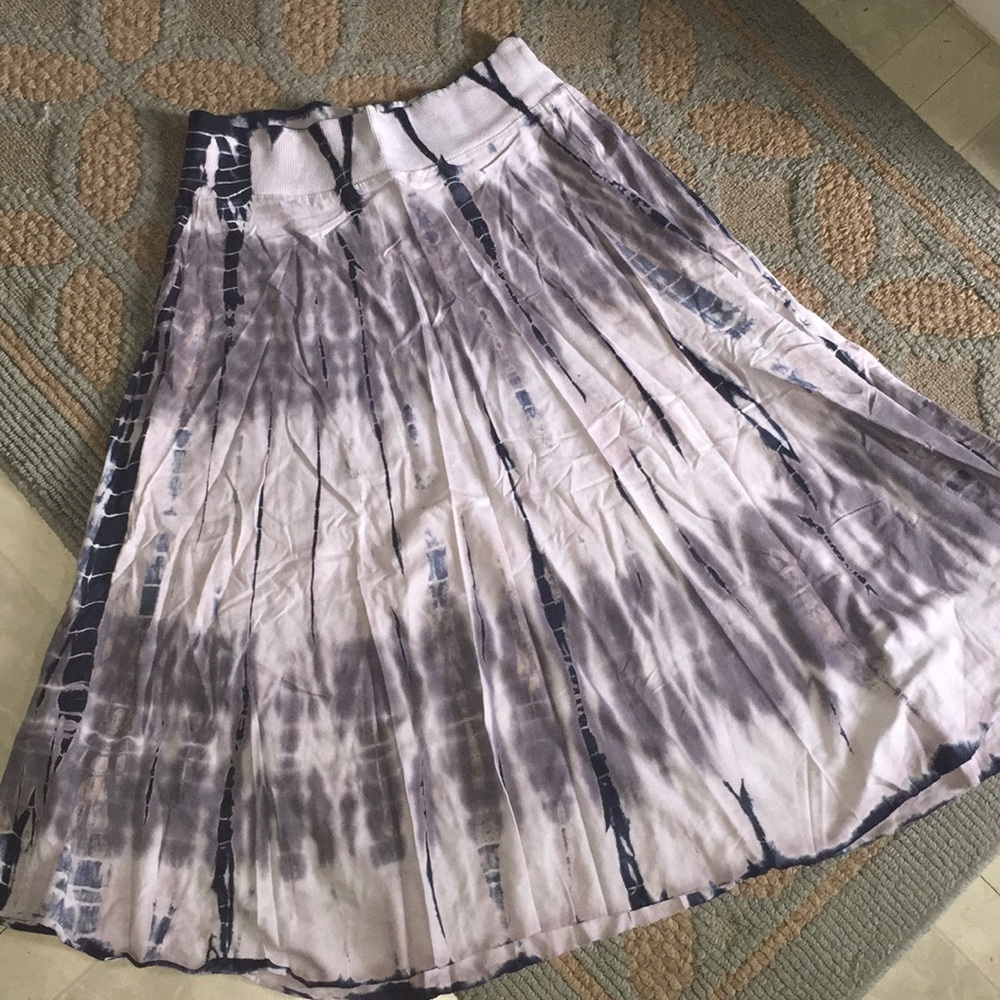 Tie-dye midi skirt. Super soft cotton